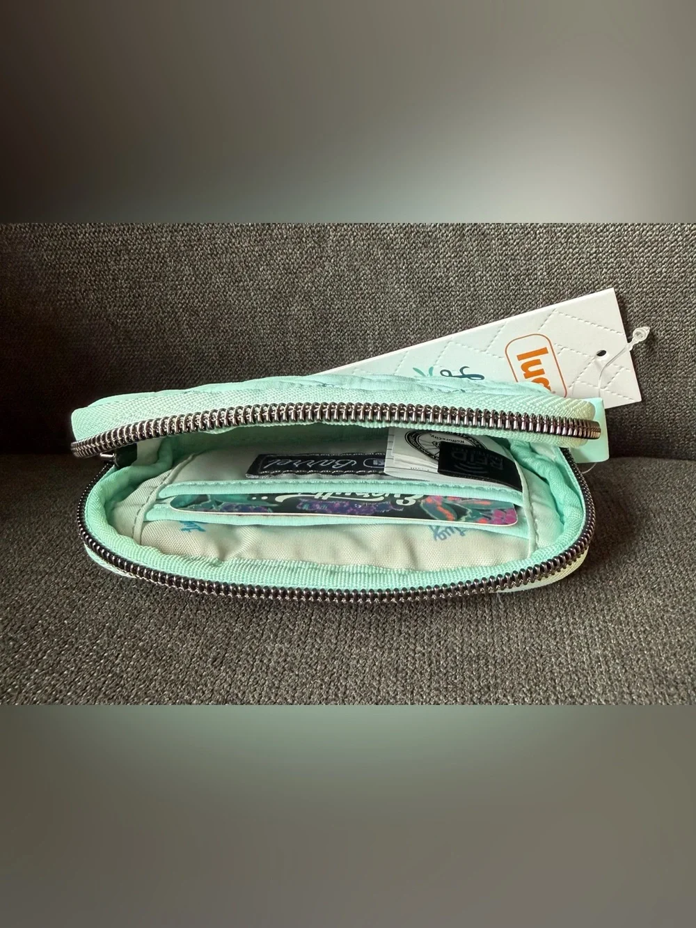 Lug Barrel CloudGo Zip Pouch Wallet – Aquamarine Blue